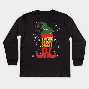 elf for christmas Kids Long Sleeve T-Shirt